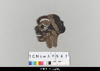 藏品(中國湖北皮影戲偶頭-淨)的圖片